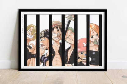 Oda - Nakama - Art Only - Black Frame