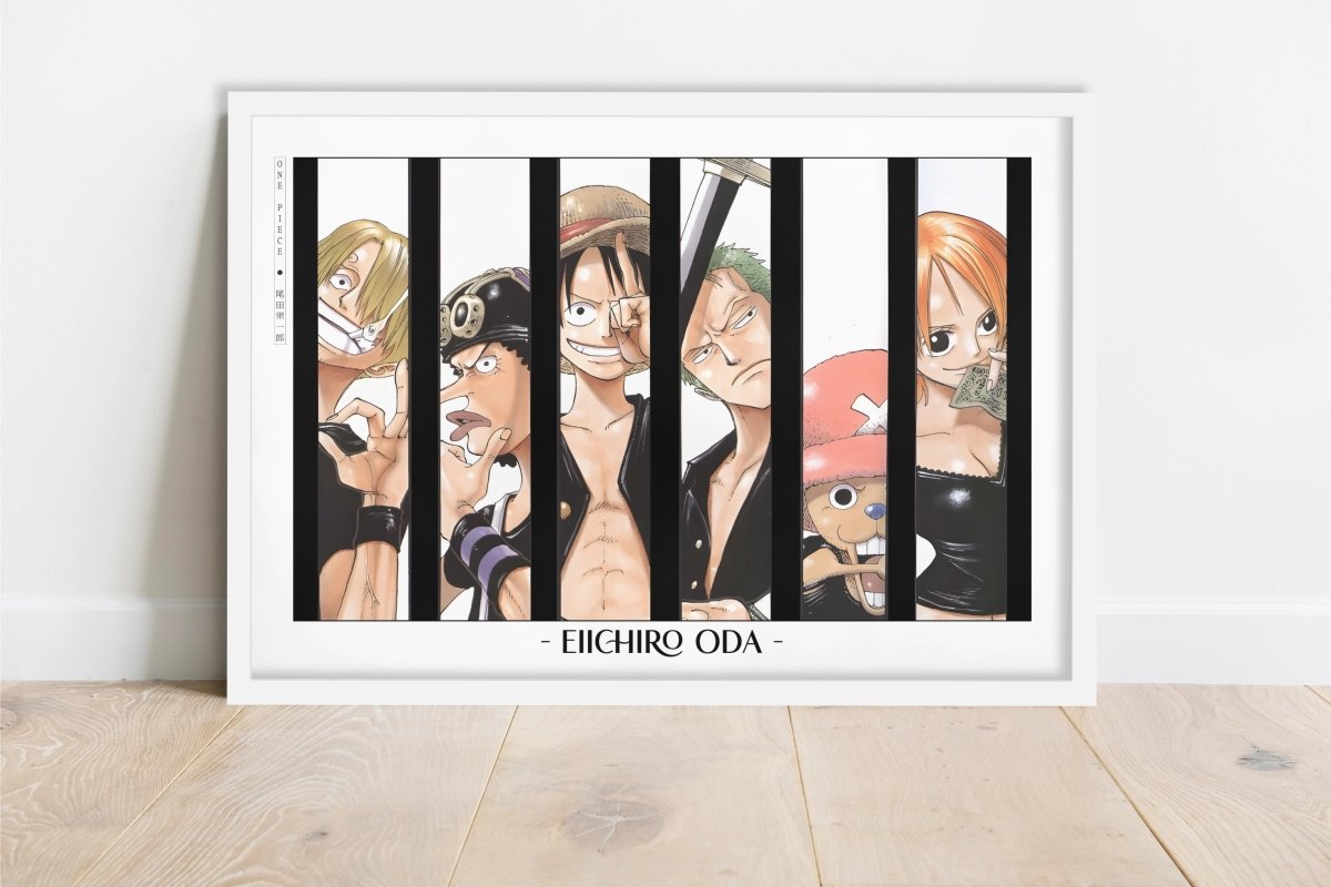 Oda - Nakama - Artist Name - White Frame