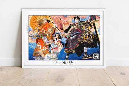 Oda - Samurai - Artist Name - White Frame