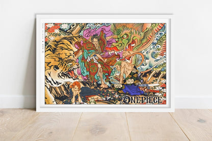 Oda - Ukiyo-e - Art Only - White Frame