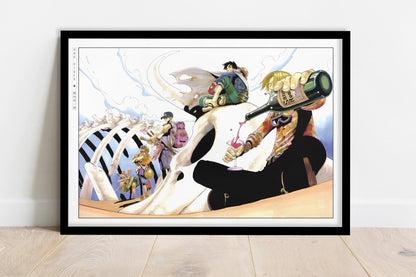 Oda - Red Wine - Art Only - Black Frame