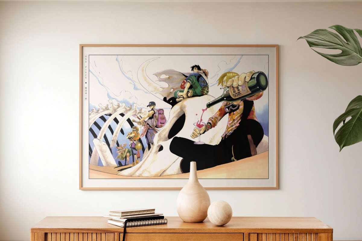 Oda - Red Wine - Art Only with Decor