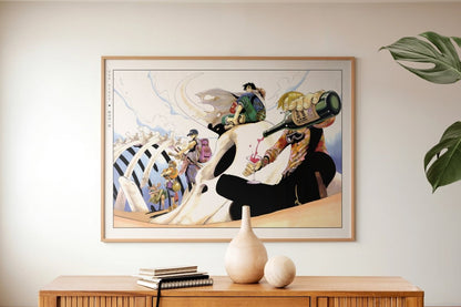 Oda - Red Wine - Art Only with Decor