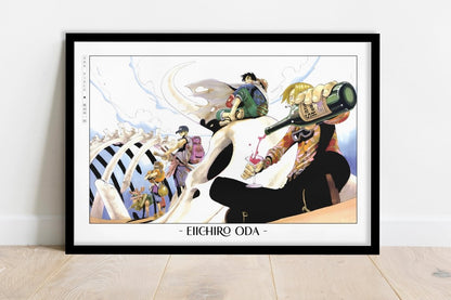 Oda - Red Wine - Artist Name - Black Frame
