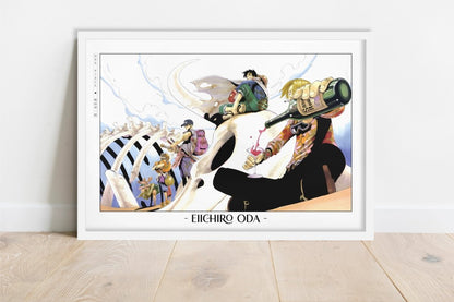 Oda - Red Wine - Artist Name - White Frame