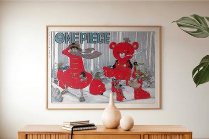 Oda - Red Snow - Art Only with Decor