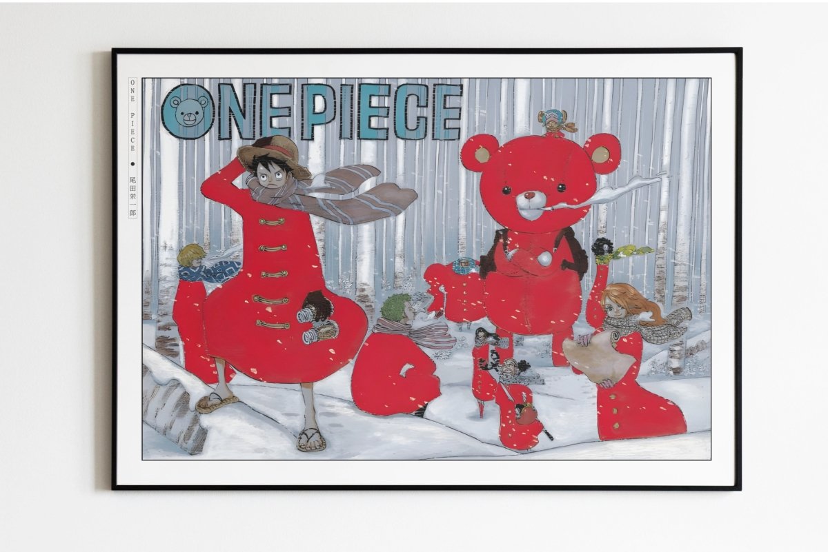 Oda - Red Snow - Art Only - Unframed