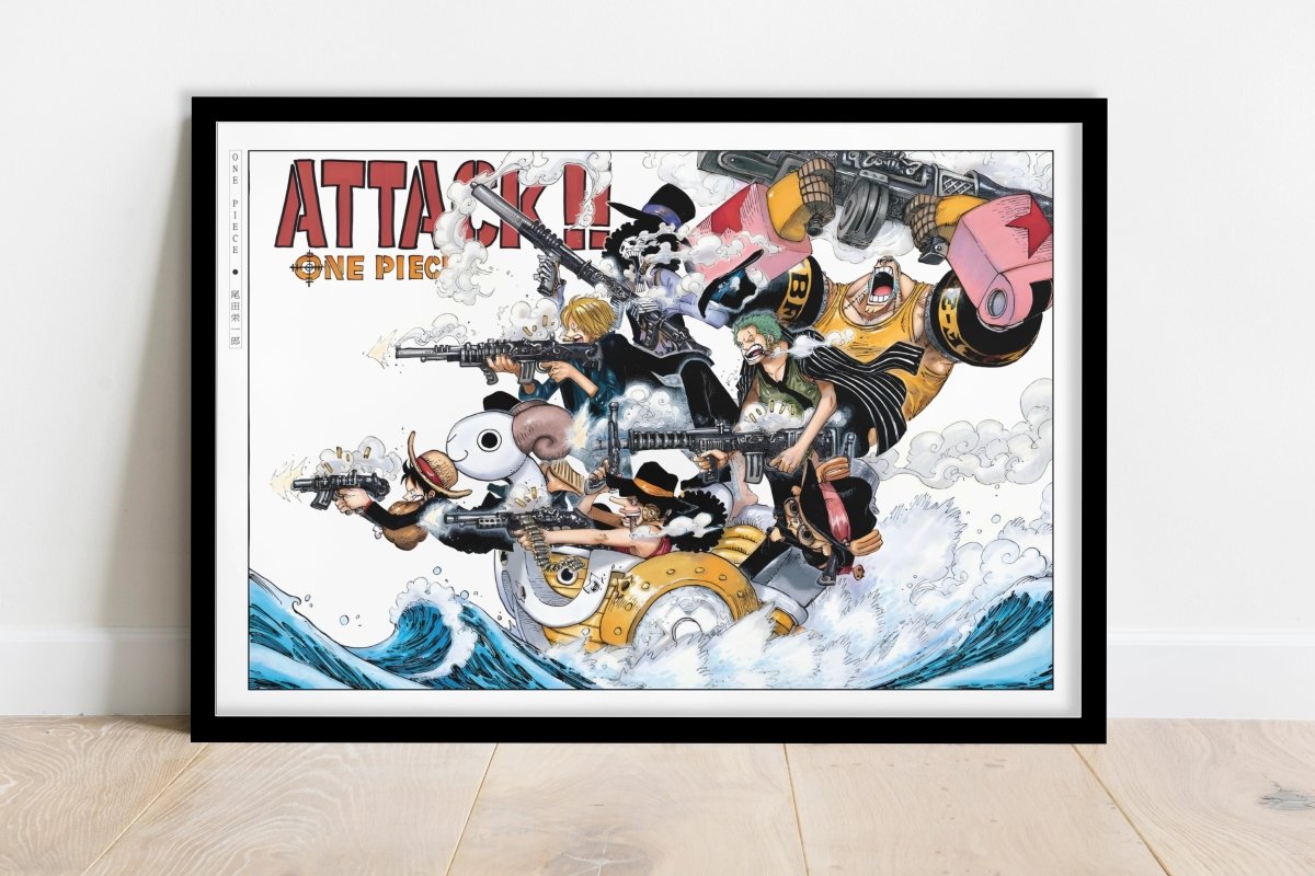 Oda - Attack!! - Art Only - Black Frame