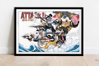 Oda - Attack!! - Art Only - Black Frame