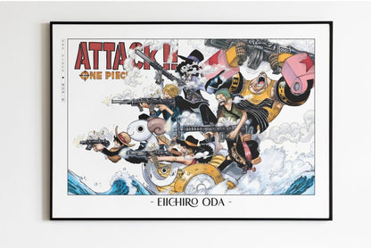 Oda - Attack!! - Artist Name Unframed