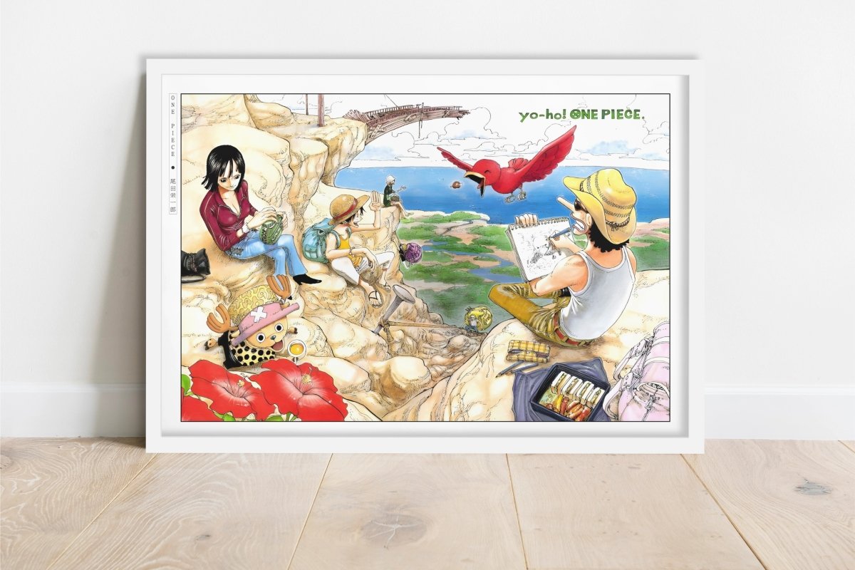 Oda - Sea View - Art Only - White Frame