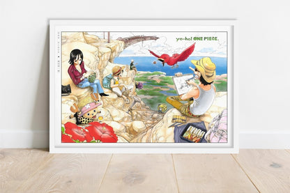Oda - Sea View - Art Only - White Frame