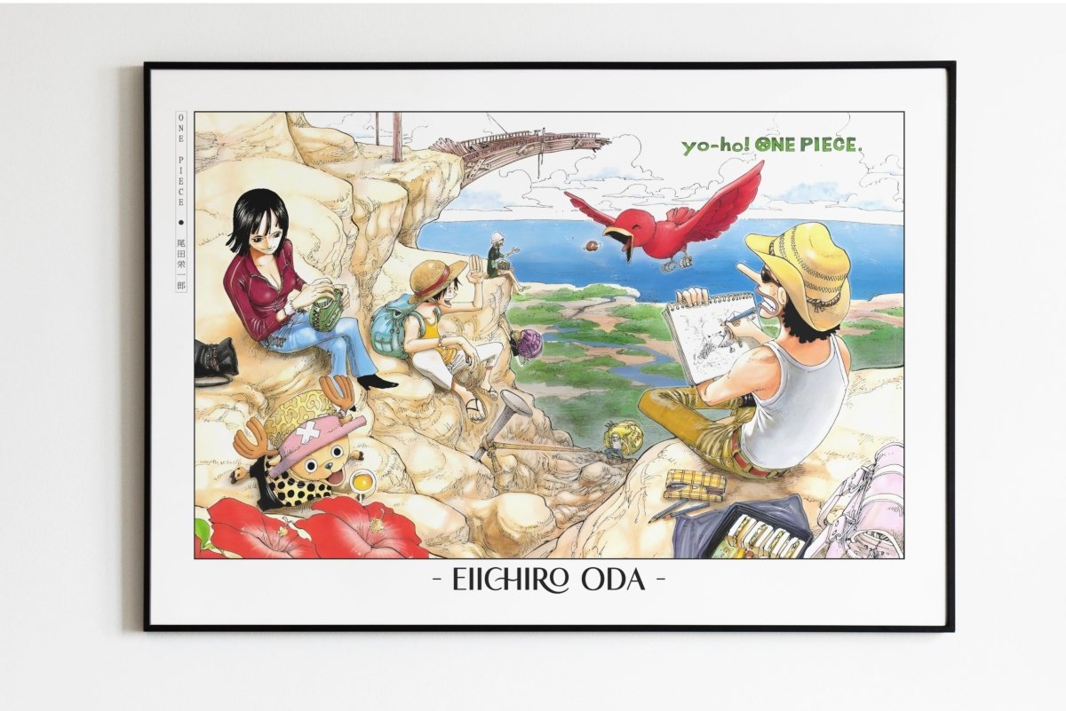 Oda - Sea View - Artist Name Unframed