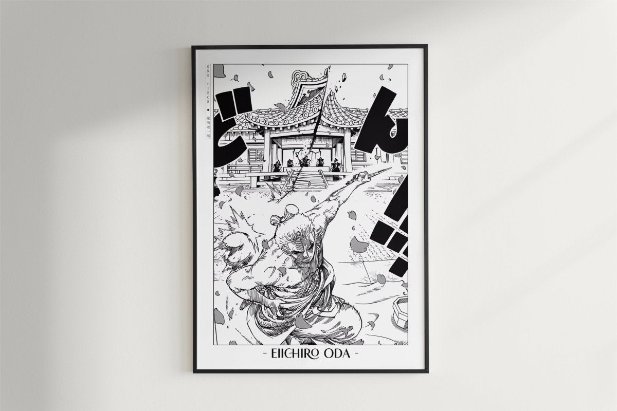Oda - Zorojuro - Artist Name - Black Frame