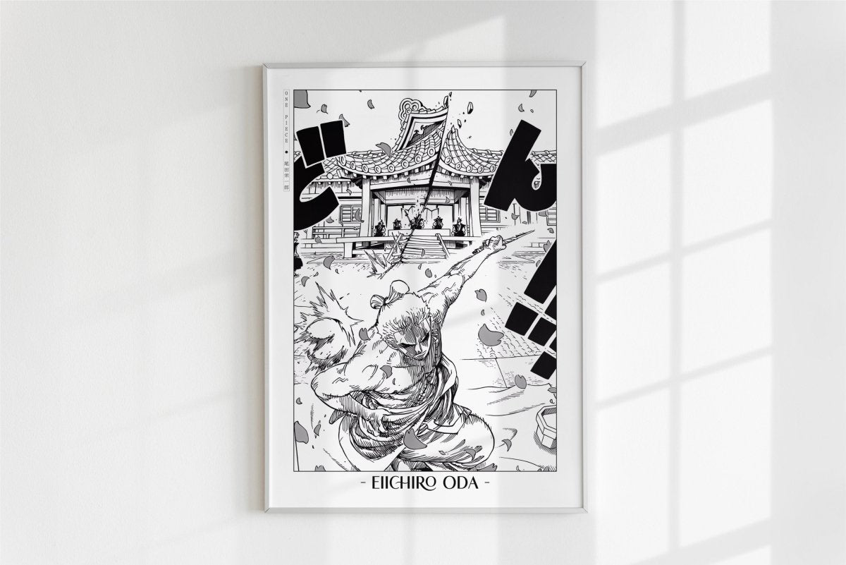 Oda - Zorojuro - Artist Name - White Frame