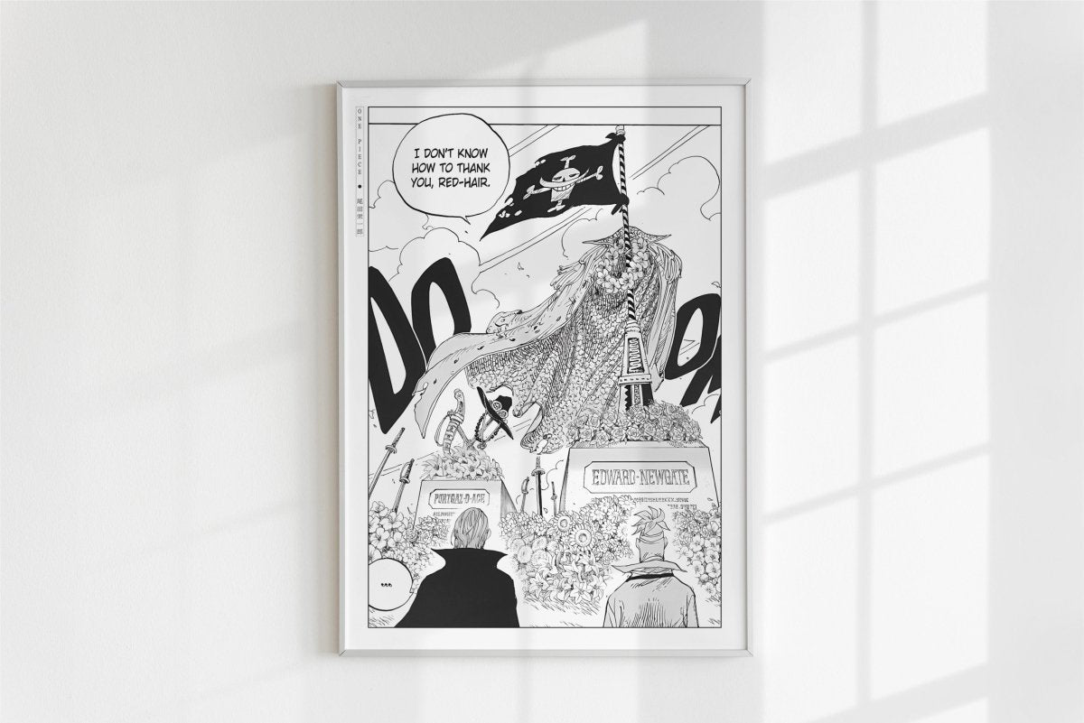 Oda - Memorial - Art Only - White Frame