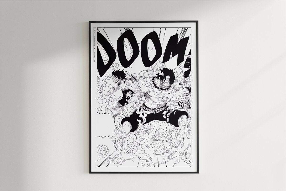 Oda - Brothers Unite - Art Only - Black Frame