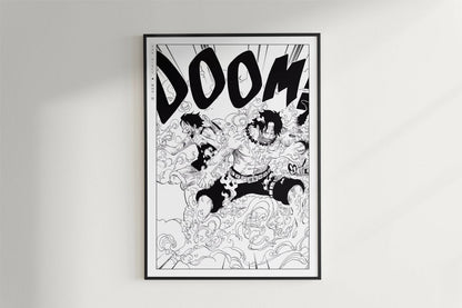 Oda - Brothers Unite - Art Only - Black Frame