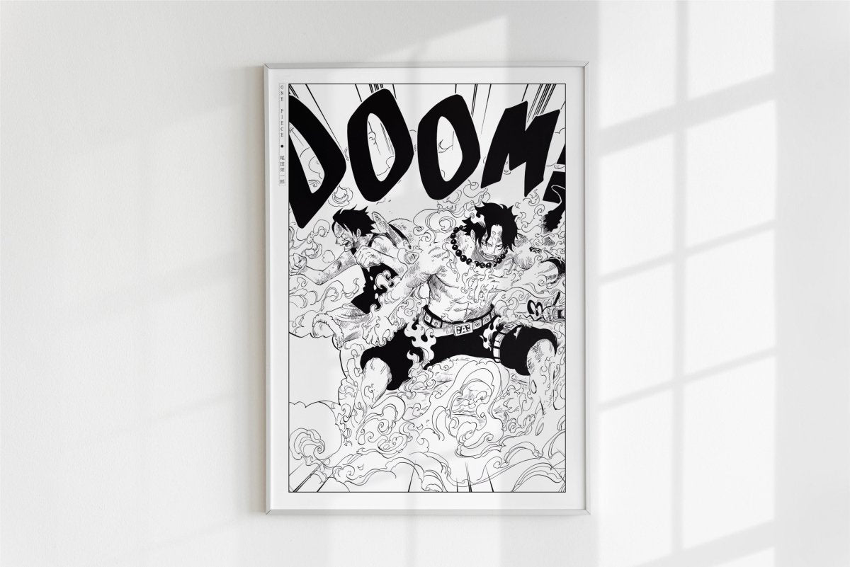 Oda - Brothers Unite - Art Only - White Frame