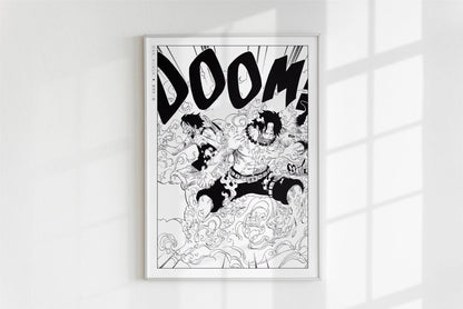 Oda - Brothers Unite - Art Only - White Frame