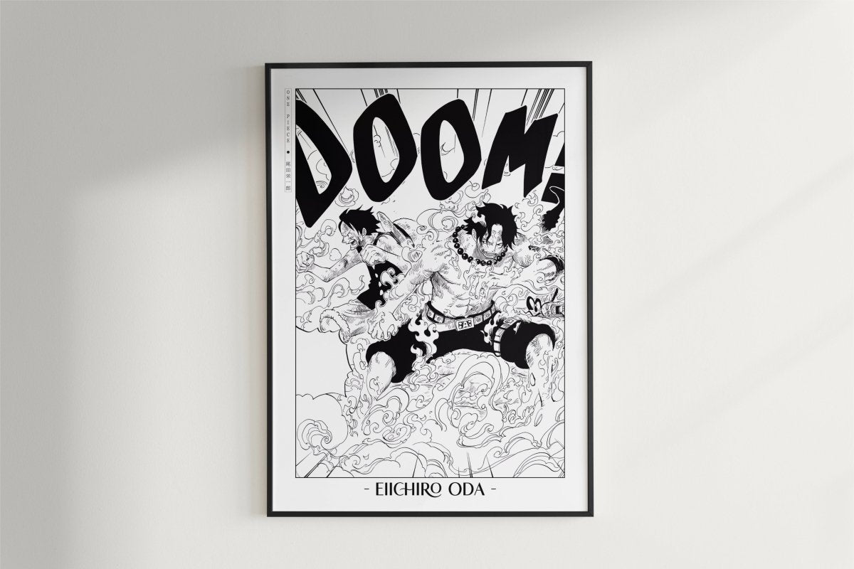 Oda - Brothers Unite - Artist Name - Black Frame