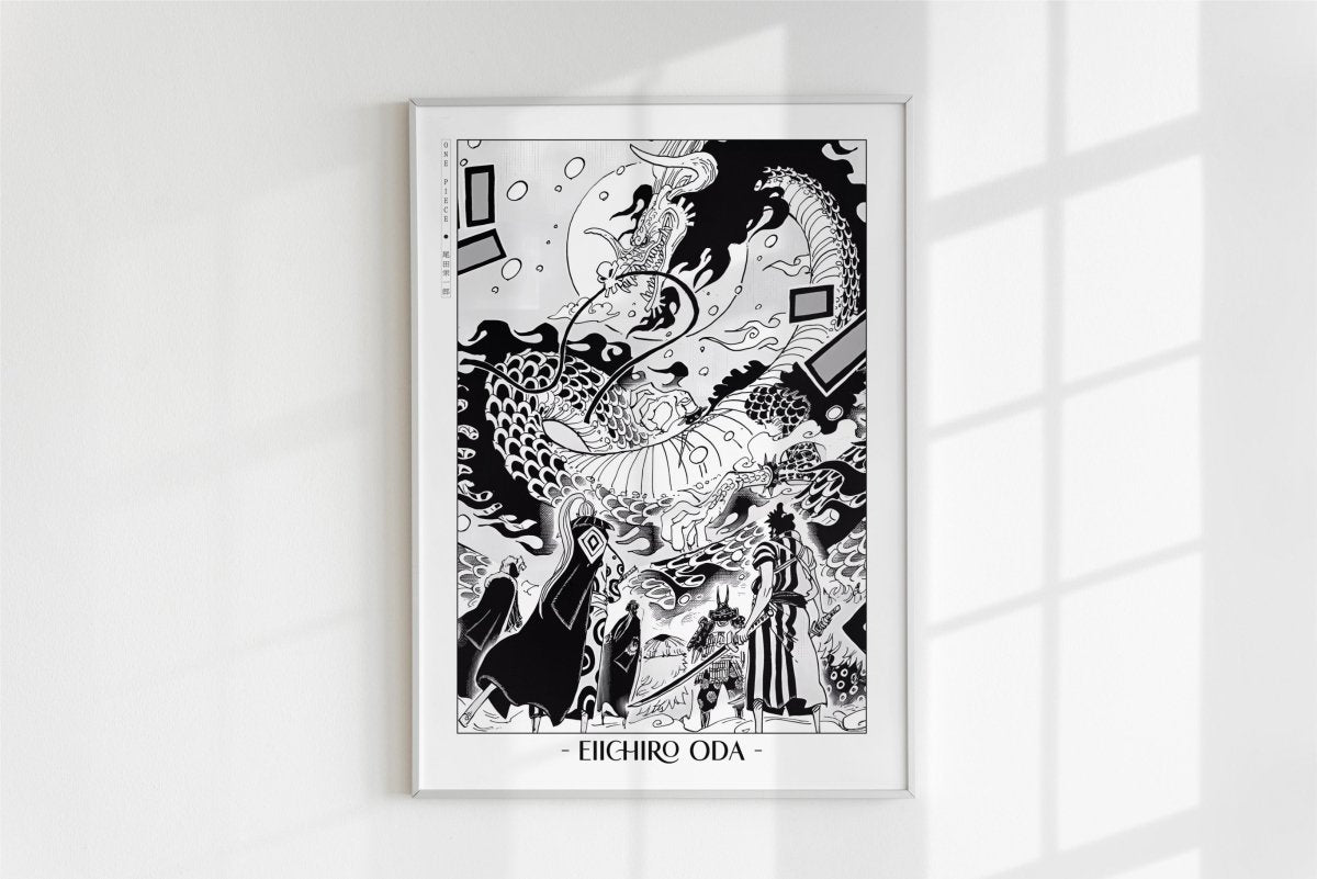 Oda - Red Scabbards - Artist Name - White Frame