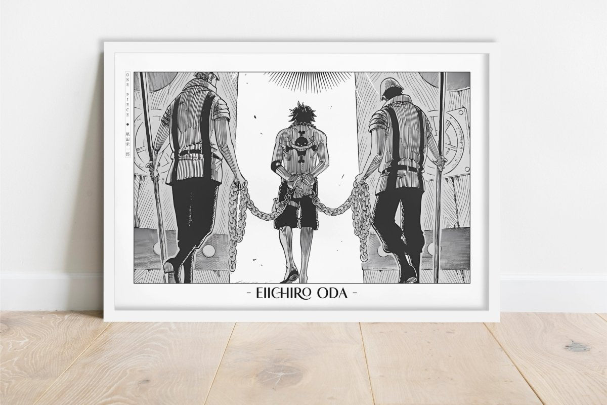 Oda - Execution - Artist Name - White Frame