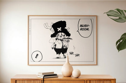 Oda - Mushroom - Art Only with Decor