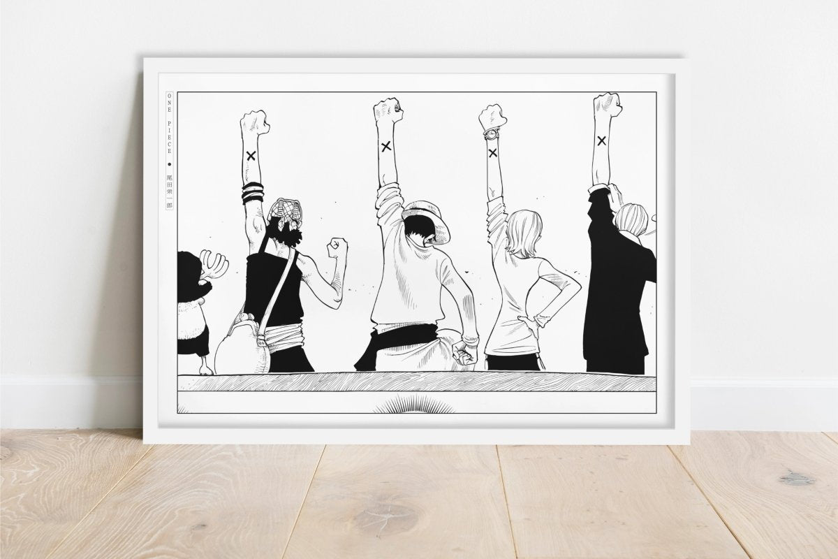 Oda - Goodbye - Art Only - White Frame