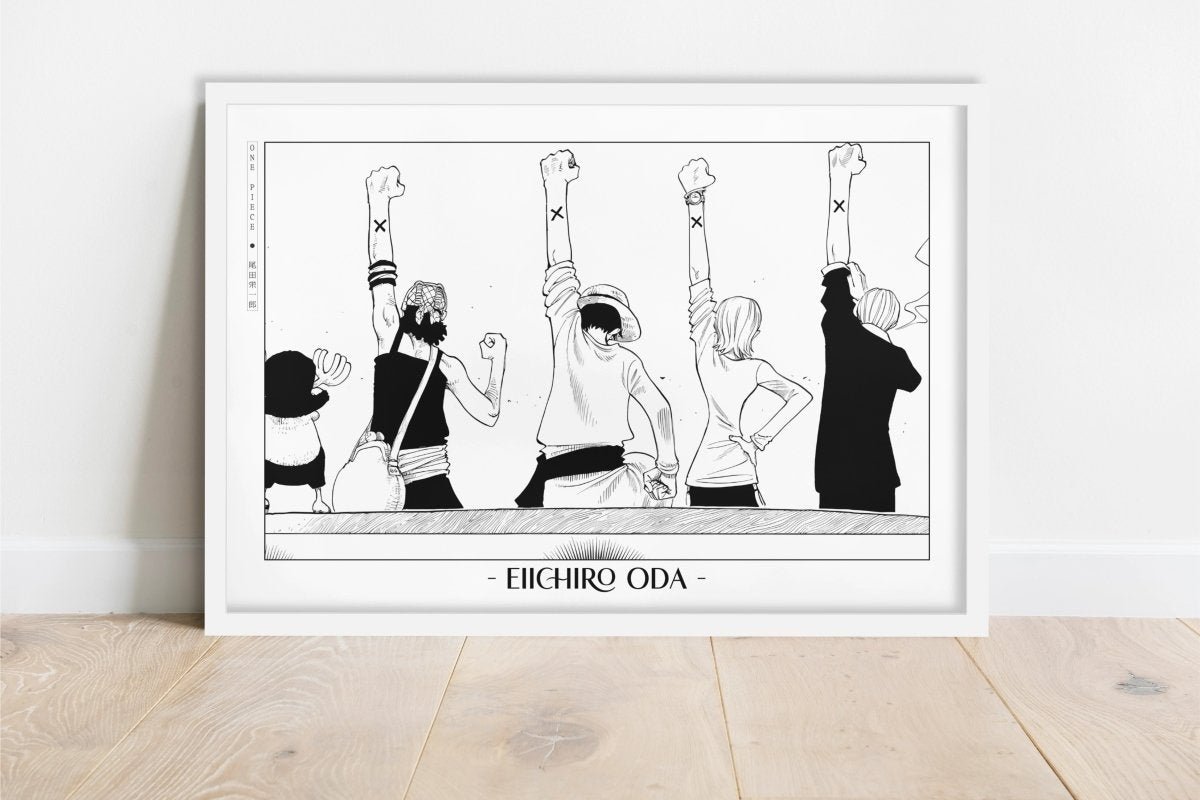 Oda - Goodbye - Artist Name - White Frame