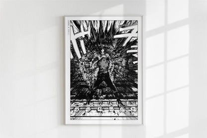 Akutami - Boom! - Art Only - White Frame