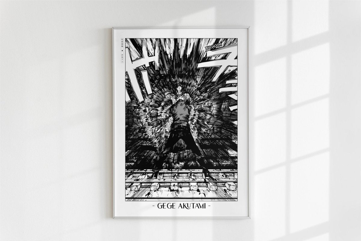 Akutami - Boom! - Artist Name - White Frame