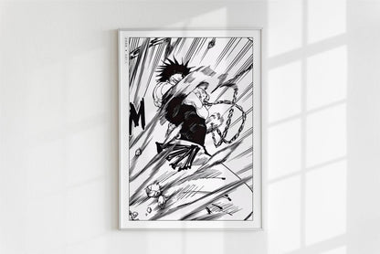 Akutami - Sorcerer Killer - Art Only - White Frame