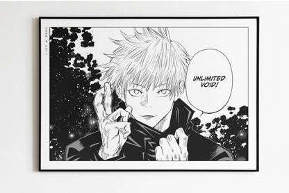 Akutami - Unlimited Void - Art Only - Unframed