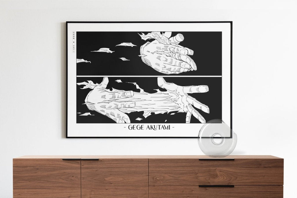 Akutami - Hands - Artist Name with Decor