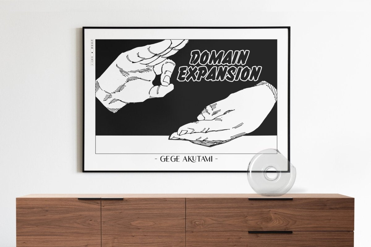 Akutami - Domain Expansion - Artist Name with Decor