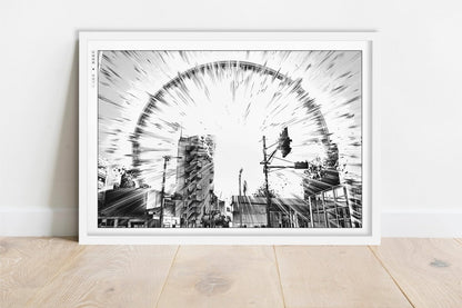 Akutami - Explode - Art Only - White Frame