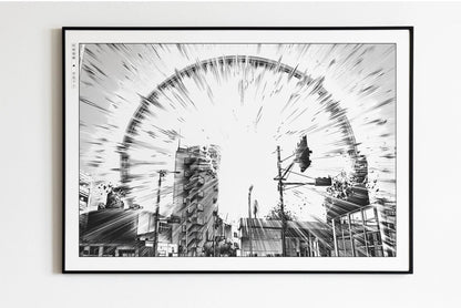 Akutami - Explode - Art Only - Unframed