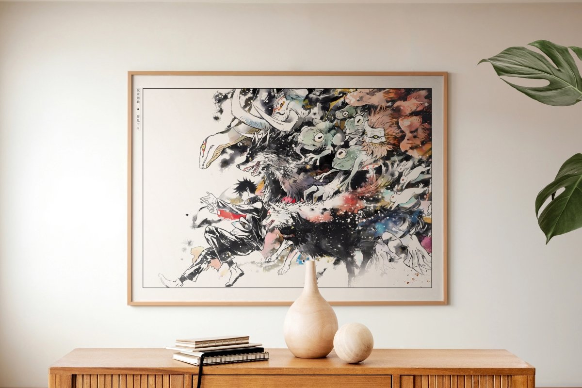 Akutami - Ten Shadows - Art Only with Decor