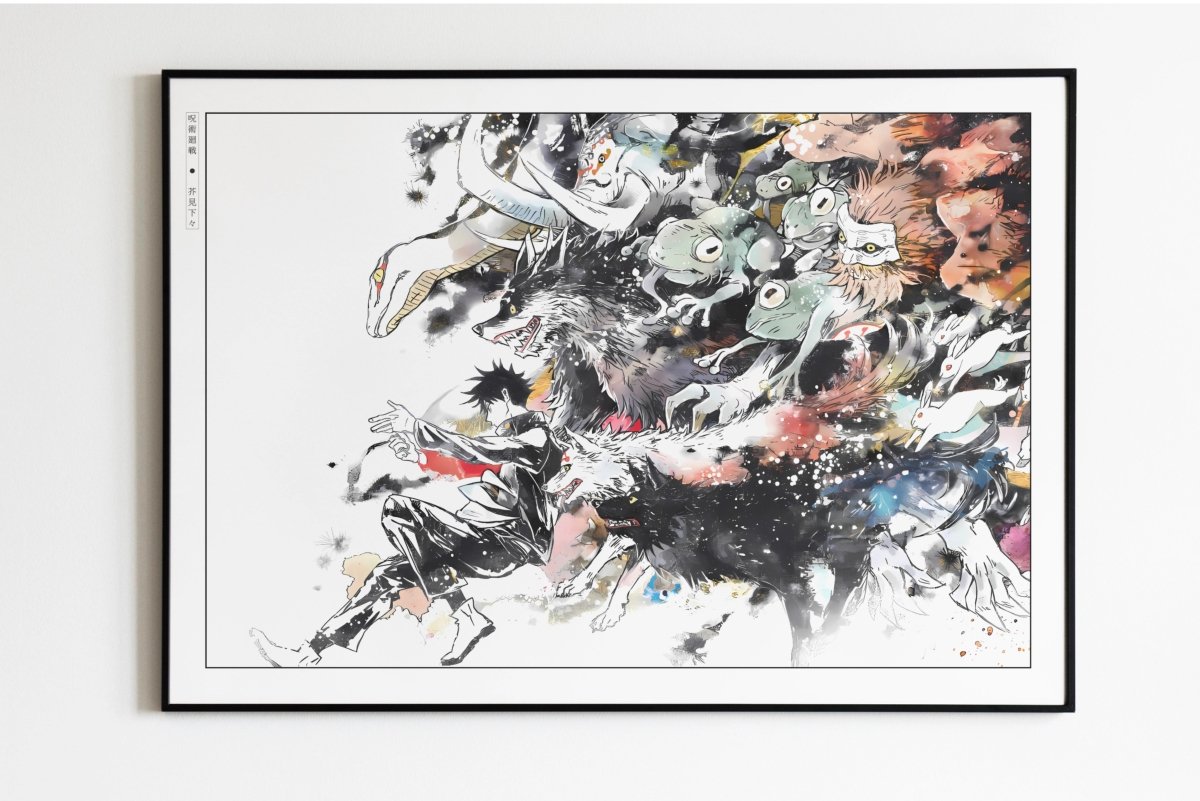 Akutami - Ten Shadows - Art Only - Unframed