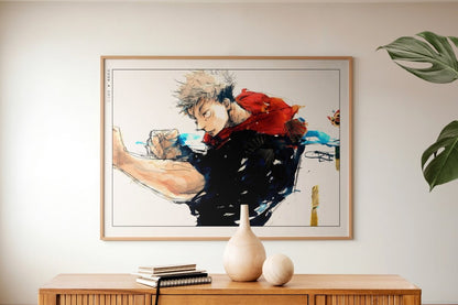 Akutami - Black Flash - Art Only with Decor
