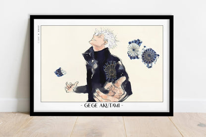 Akutami - Peace - Artist Name - Black Frame