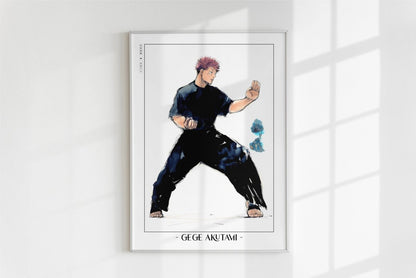 Akutami - Stance - Artist Name - White Frame