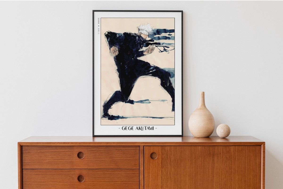 Akutami - Technique - Artist Name with Decor