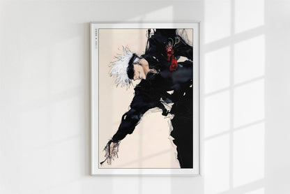 Akutami - Power - Art Only - White Frame