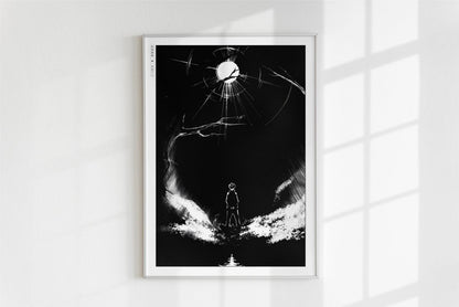 Akutami - Darkness - Art Only - White Frame