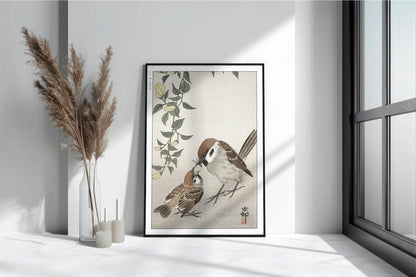 Ohara Koson - Birds & Plants - Art Only with Decor