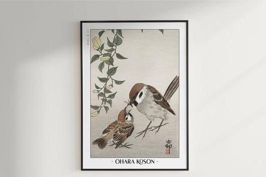 Bird Ukiyo - e Wall Art - Eastern Archivals
