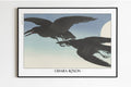 Ohara Koson - Crows at Full Moon - Artist Name Unframed