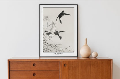 Bird Ukiyo - e Wall Art - Eastern Archivals